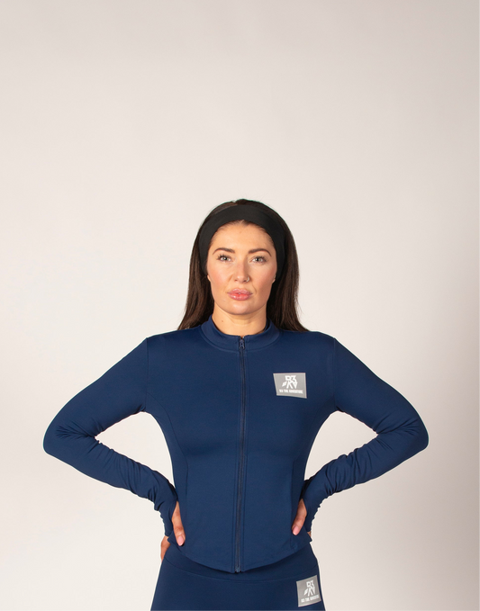 Women's Endeavour Full Navy Zip Jacket