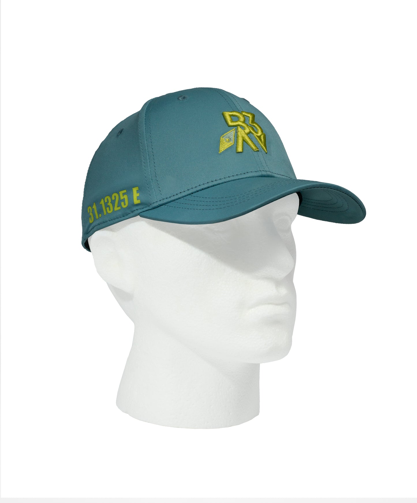 Pyramid Cap Ocean Green and Yellow