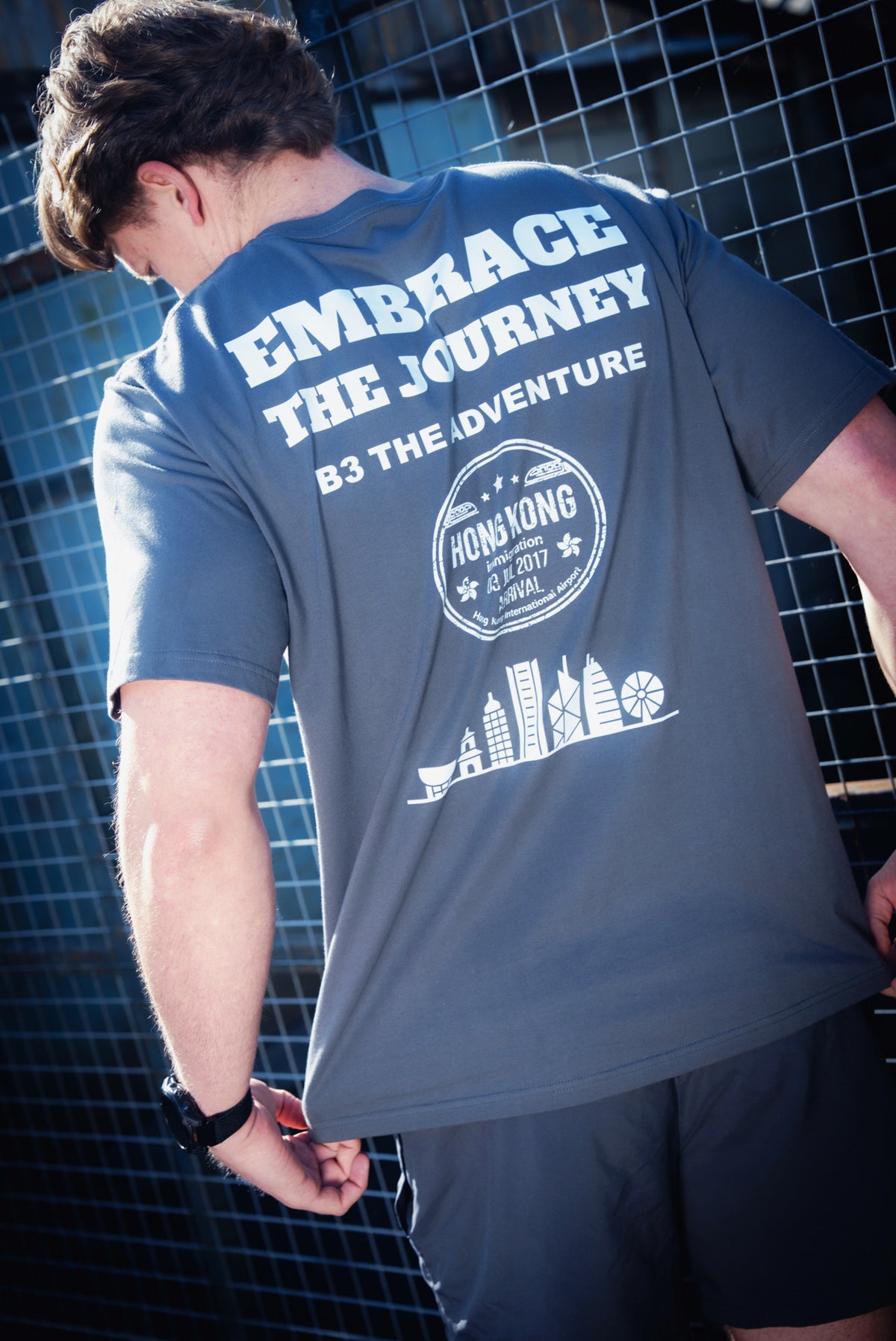 Men's Grey UNBOUND // TERRAIN T-SHIRT