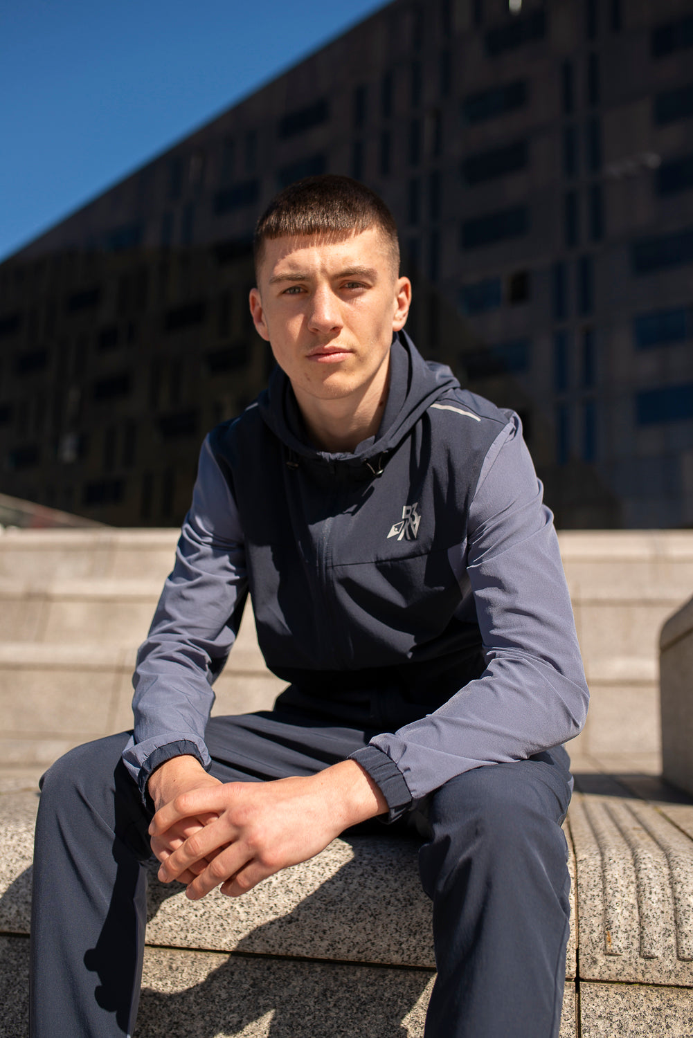Men’s Xplore Tracksuit Jacket- Midnight/ Stone