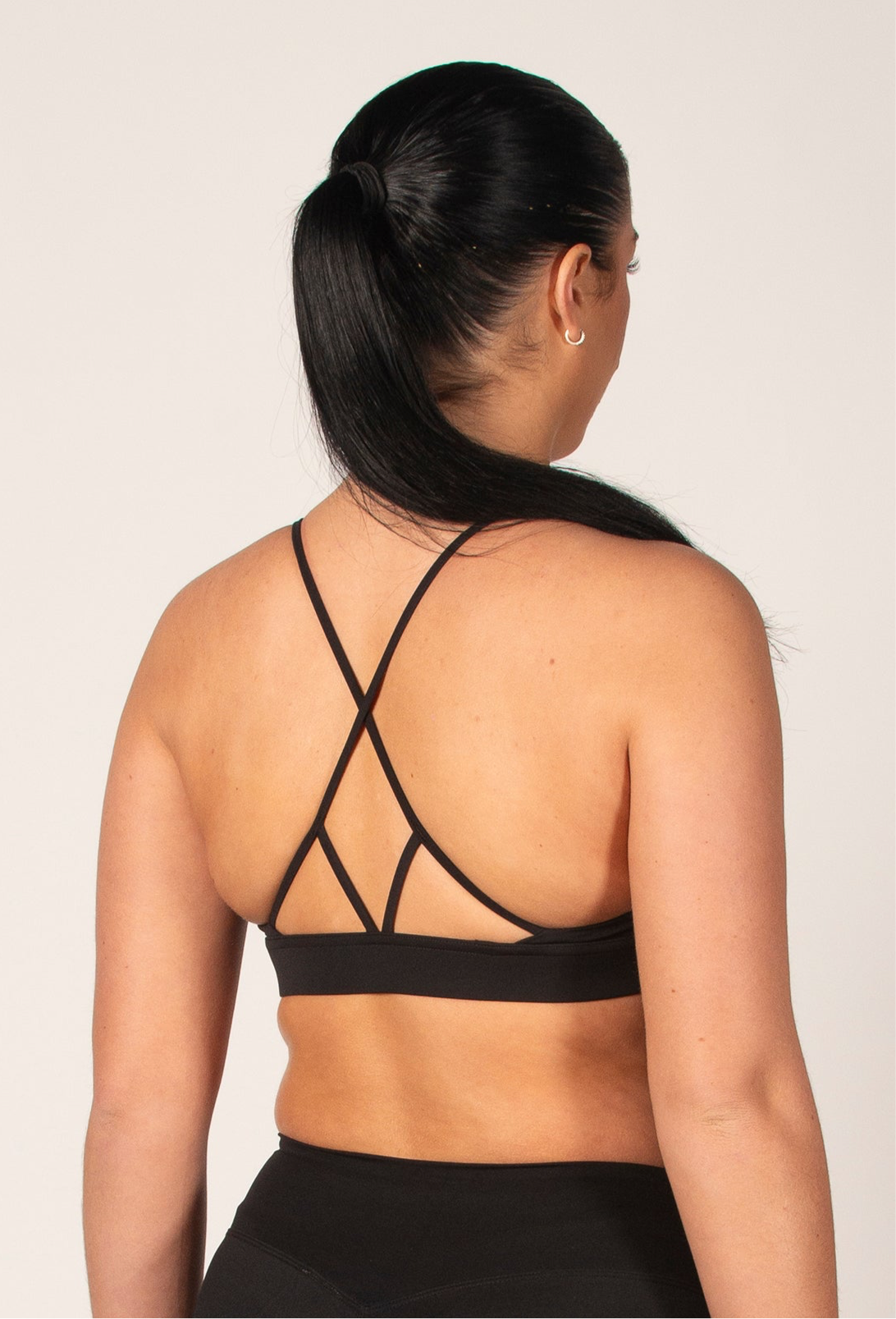 Women's Journey Black Sports Bra