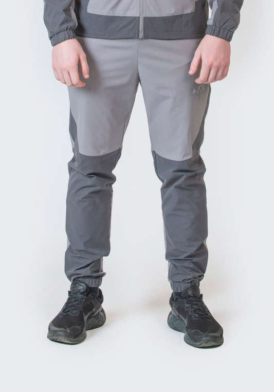 Men's Pioneer.1 Tracksuit Pants. Light Grey/Dark Grey