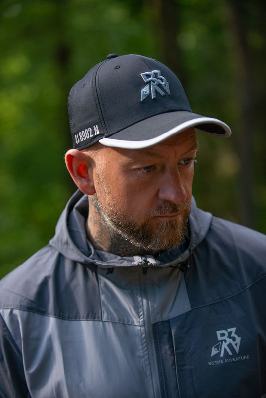 Colosseum Cap Black and Grey