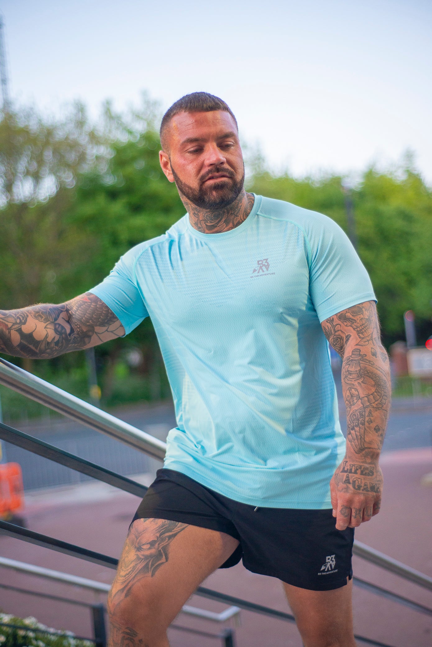 Men's West.1 T-Shirt Tech Blue