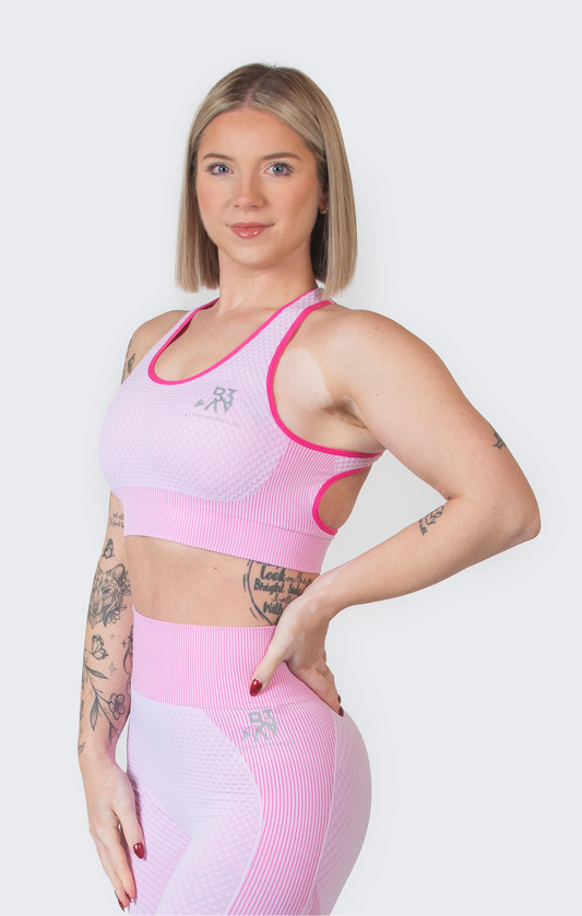 Women's Element.1 Cross Hatch Pink Sports Bra