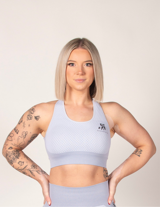 Women's Element.1 Grey Cross Hatch Sports Bra