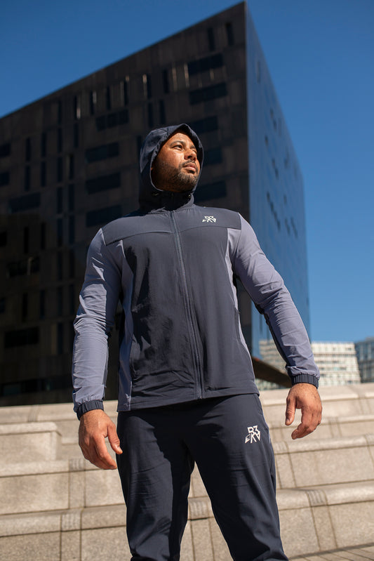 Men’s Xplore Tracksuit Jacket- Midnight/ Stone