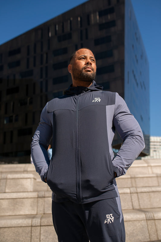 Men’s Xplore Tracksuit Jacket- Midnight/ Stone