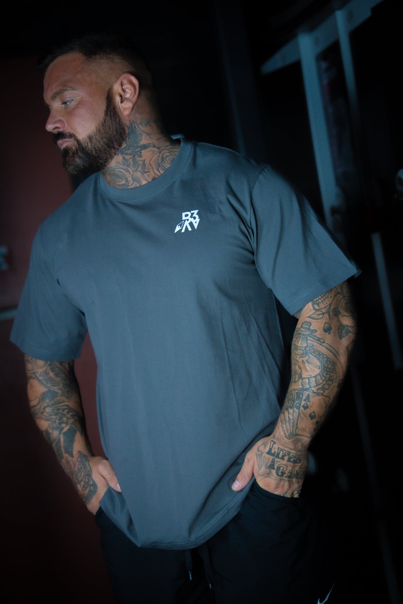 Men's Grey UNBOUND // TERRAIN T-SHIRT