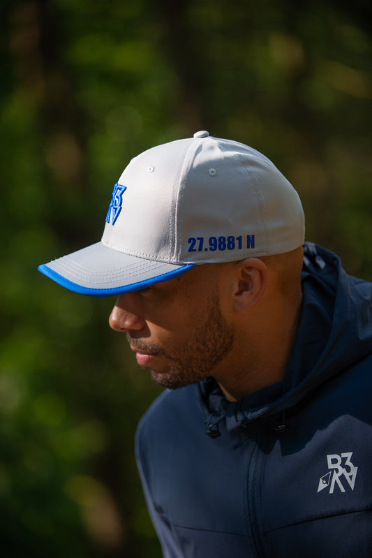 Everest Cap Grey and Blue