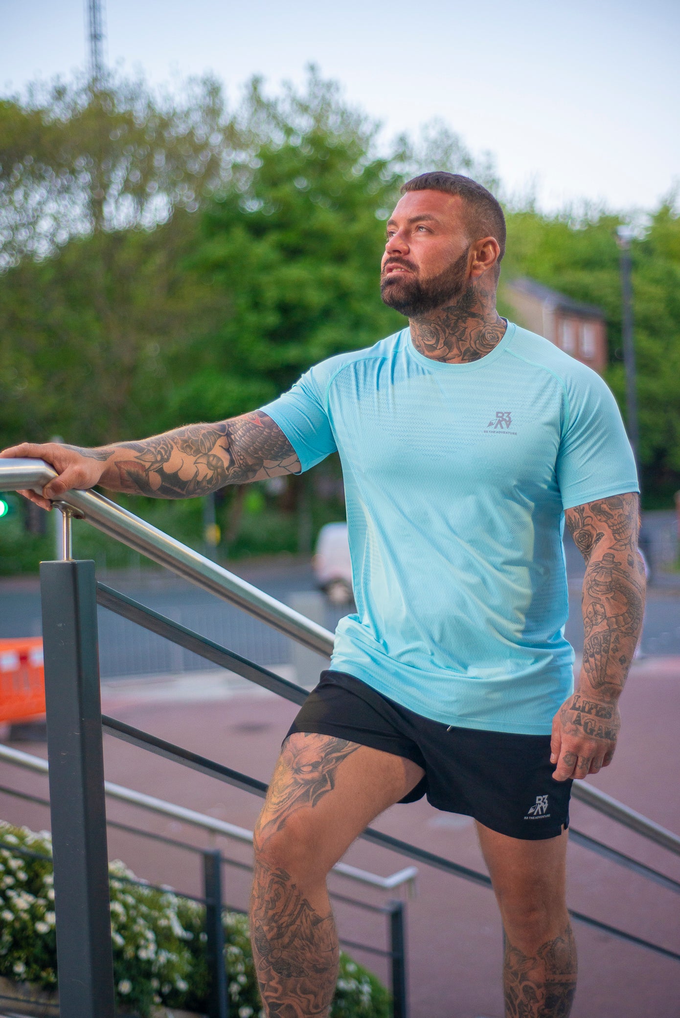 Men's West.1 T-Shirt Tech Blue