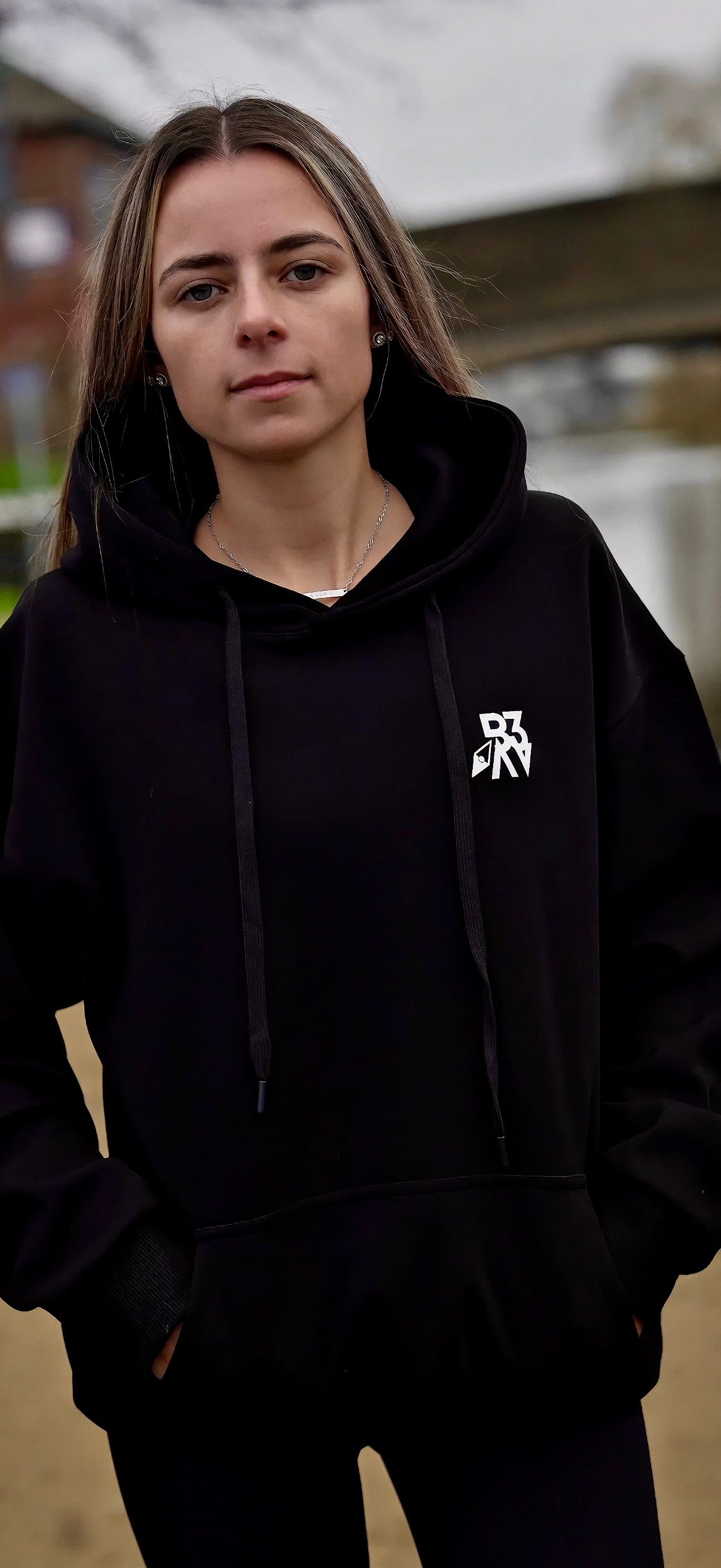 Women's Evolution Black Hoodie