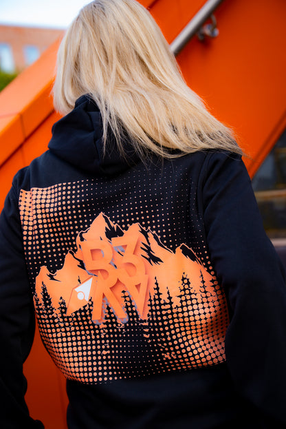 Women's UNBOUND // ROGUE BLACK & ORANGE HOODIE