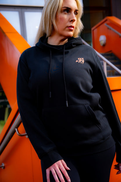 Women's UNBOUND // ROGUE BLACK & ORANGE HOODIE