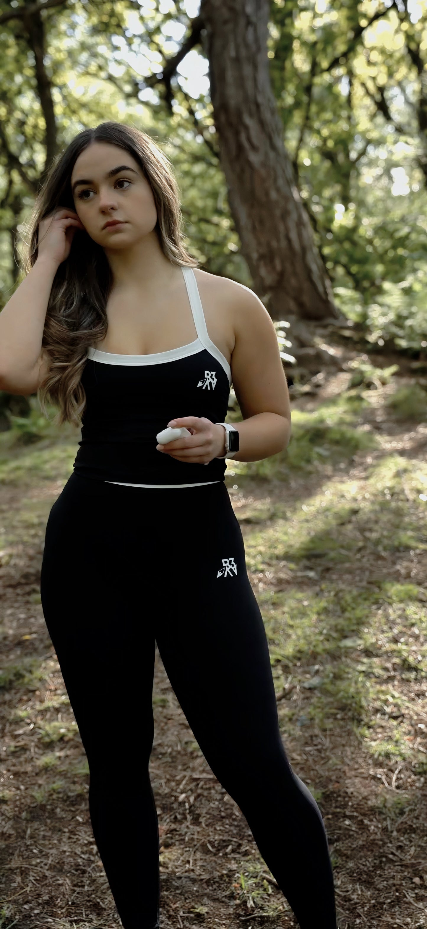 Women's Luna Leggings - Black/ White