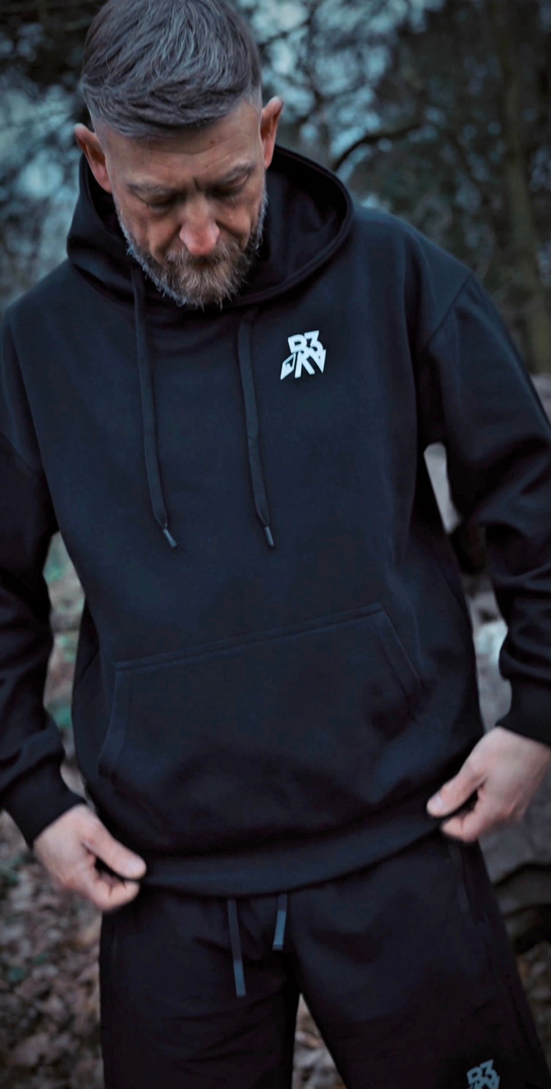 Men's Evolution Black Hoodie