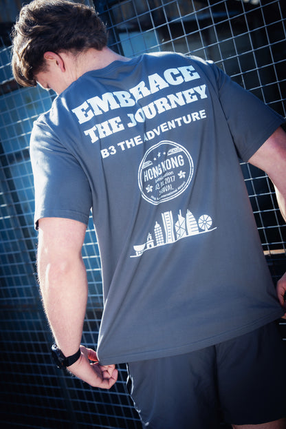 Men's Grey UNBOUND // TERRAIN T-SHIRT