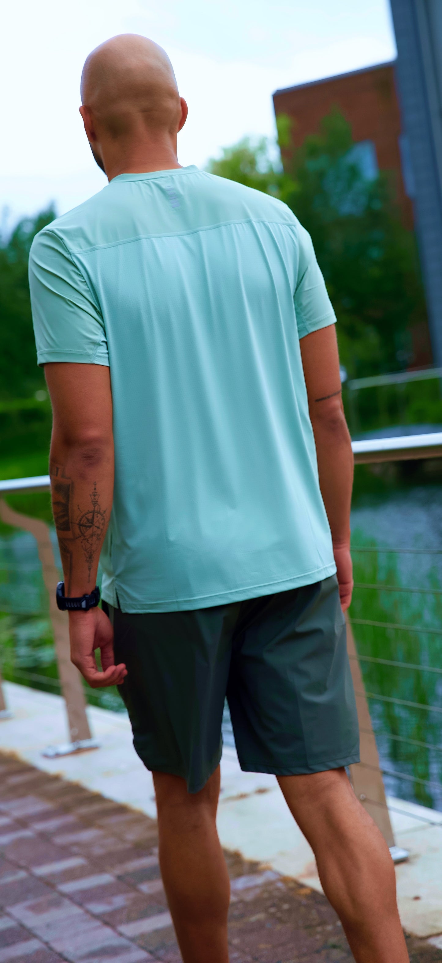 Men's Ascent T Shirt - Tech Green