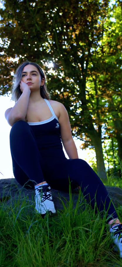 Women's Luna Top - Black/ White