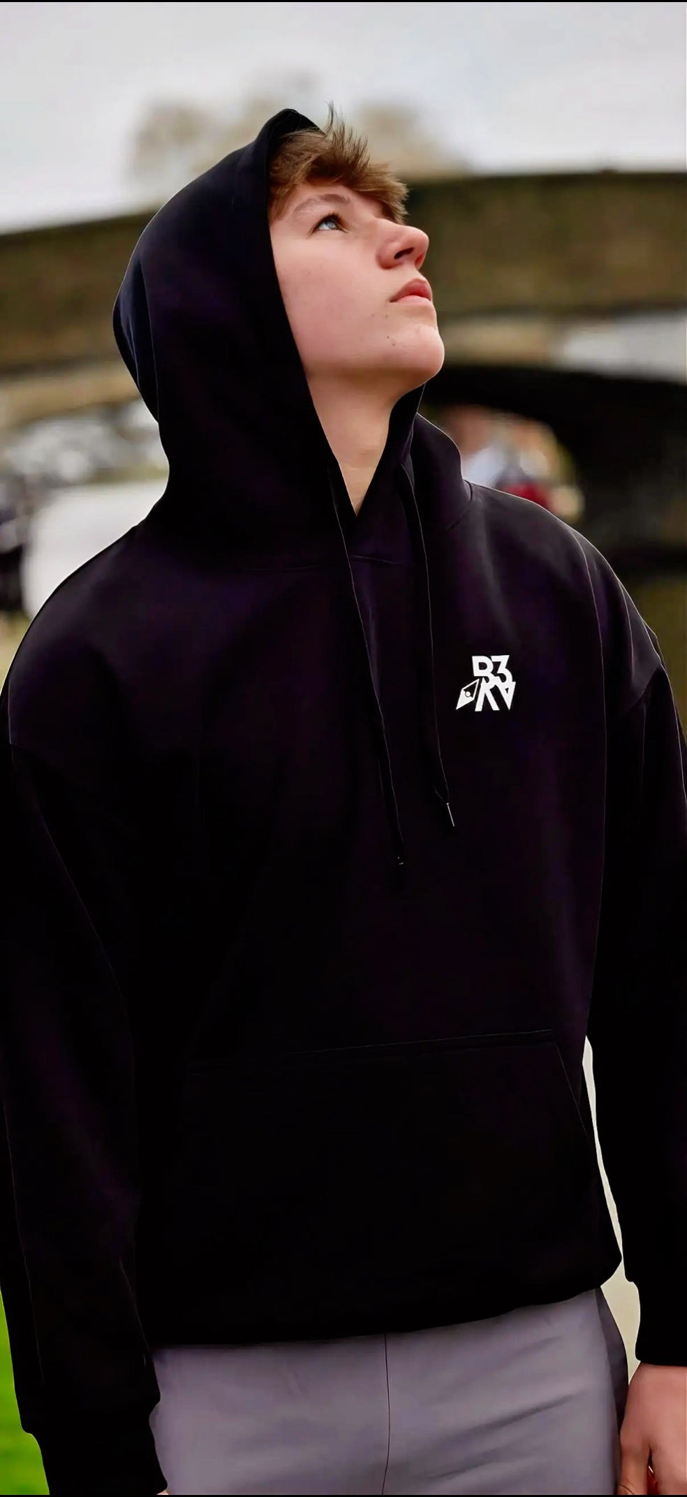 Men's Evolution Black Hoodie
