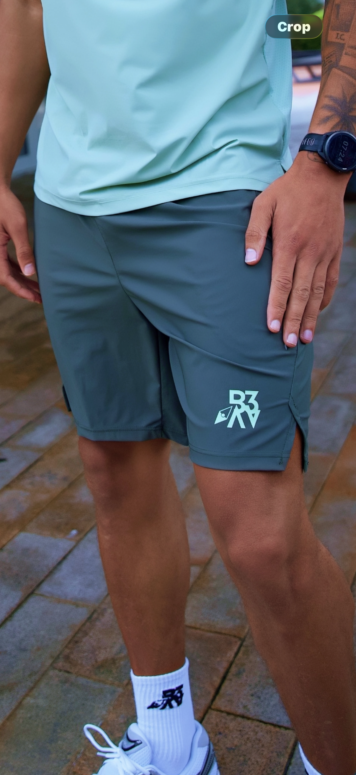 Men's Ascent Shorts - Tech Green