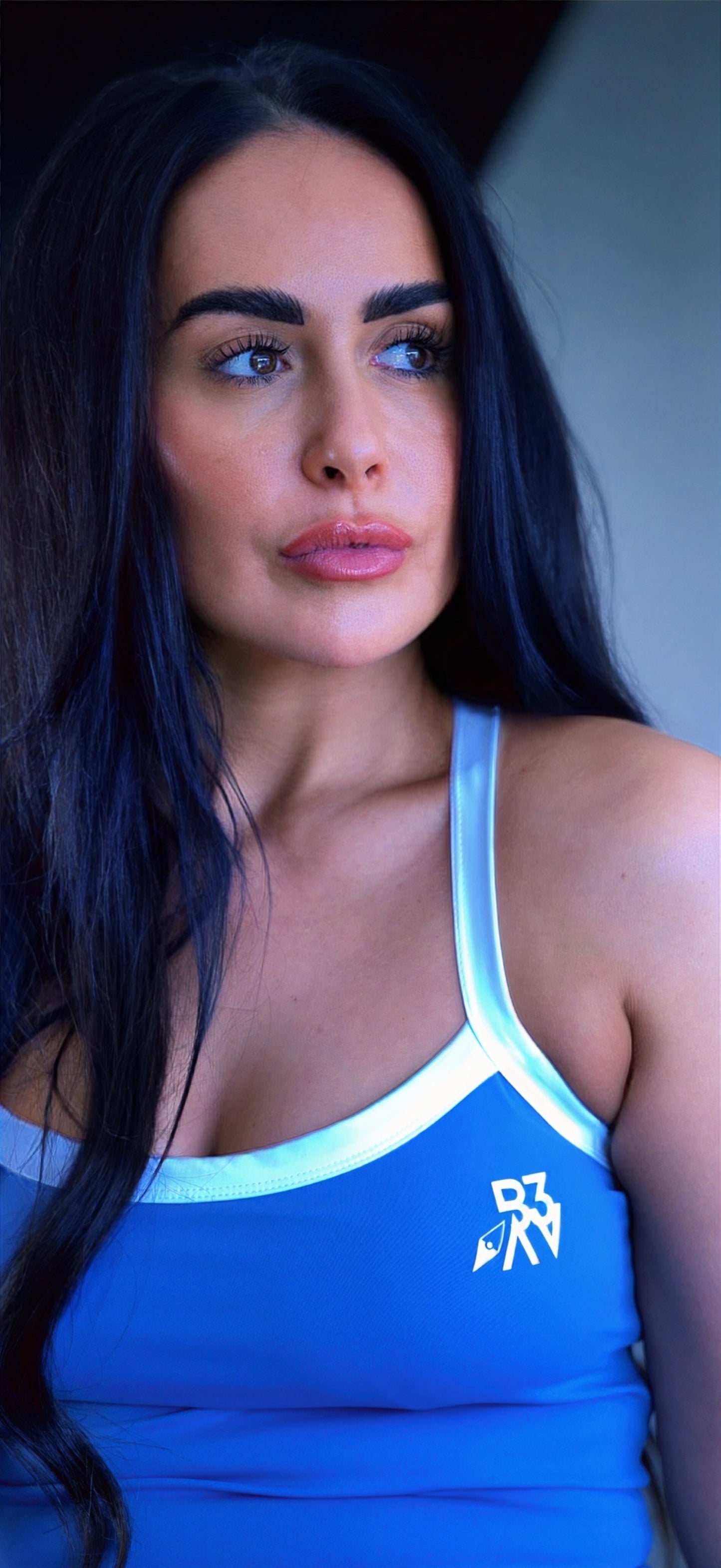 Women’s Luna Top-Dusty Blue