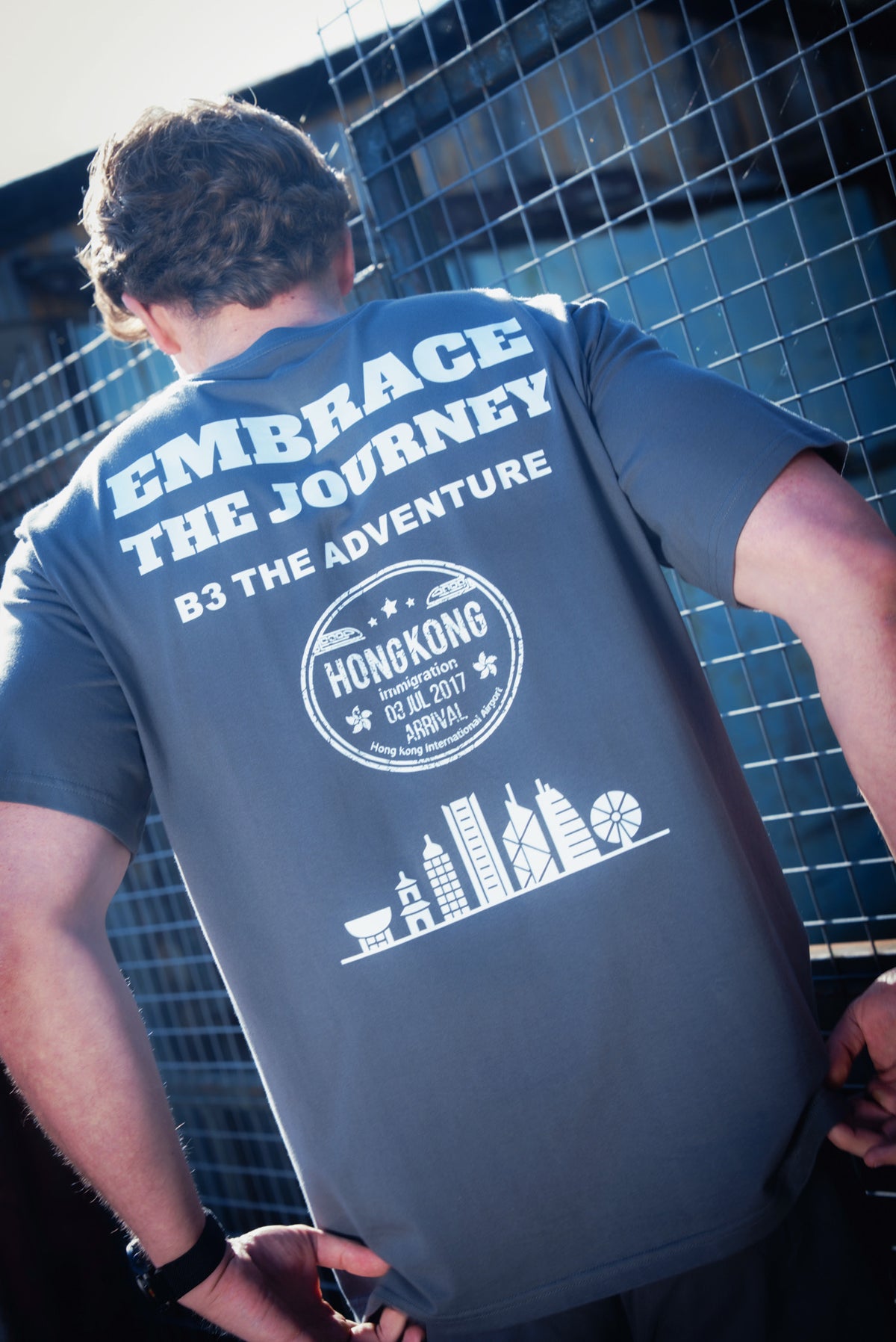 Men's Grey UNBOUND // TERRAIN T-SHIRT