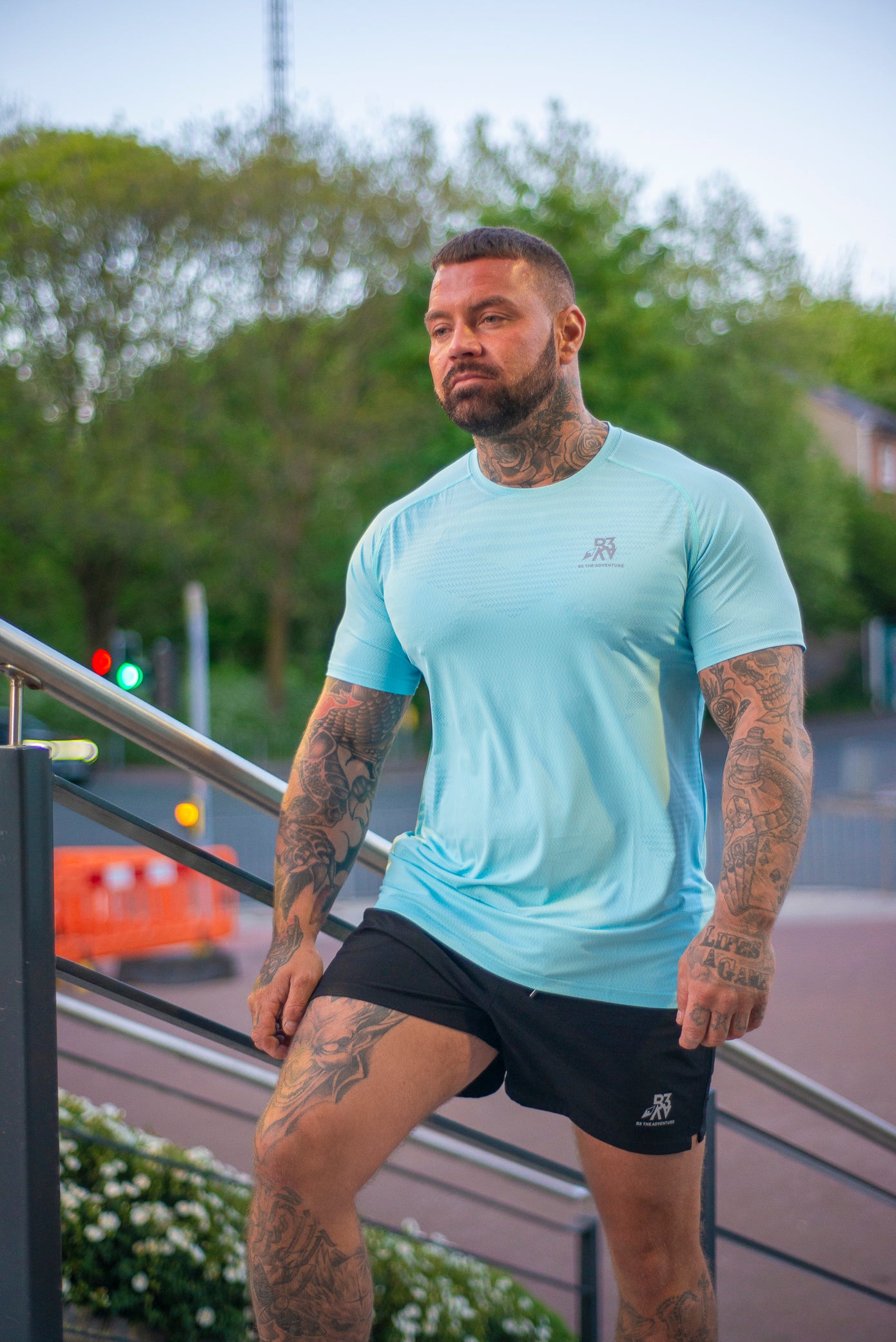 Men's West.1 T-Shirt Tech Blue