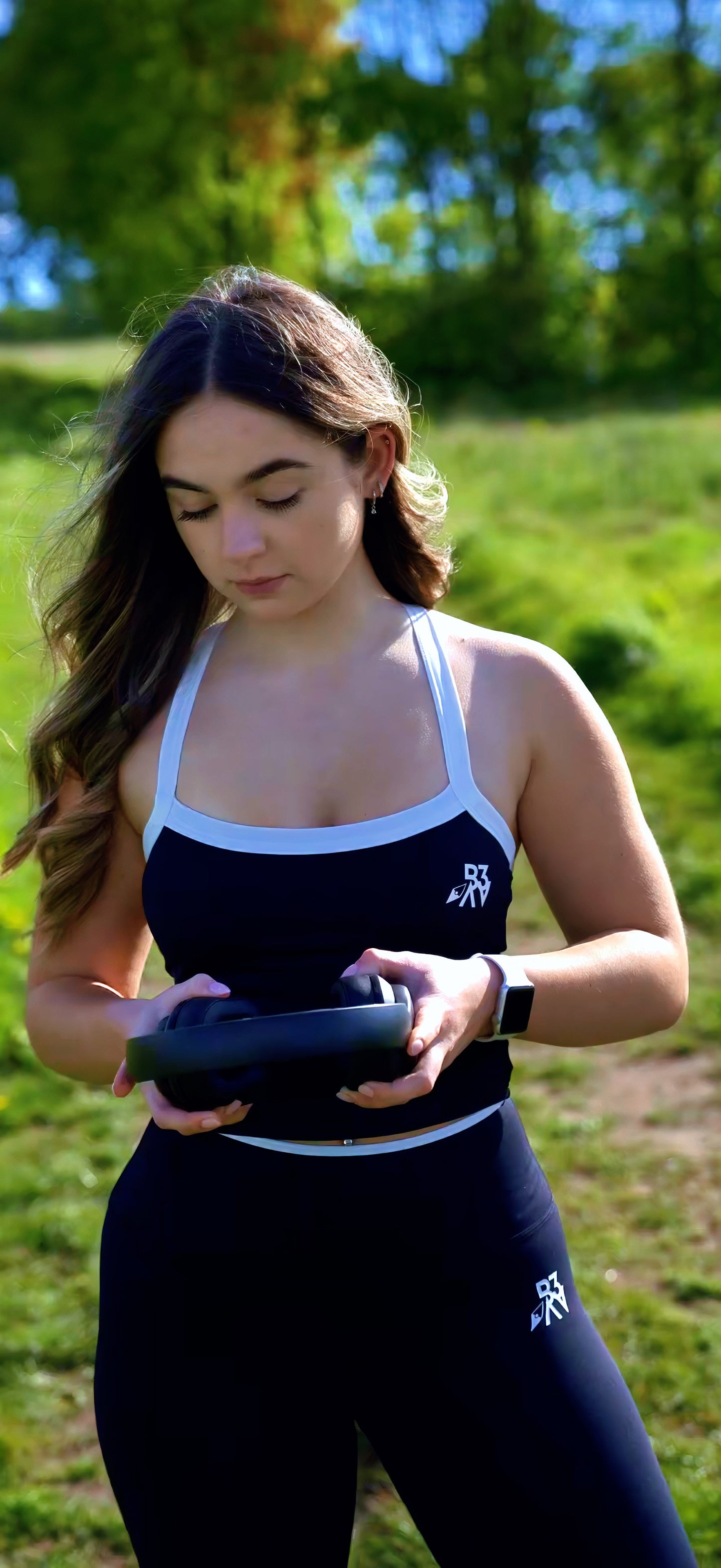 Women's Luna Top - Black/ White
