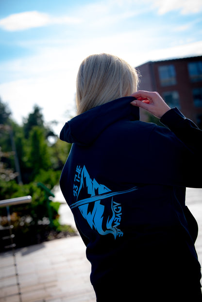 Women's UNBOUND // VECTOR NAVY HOODIE