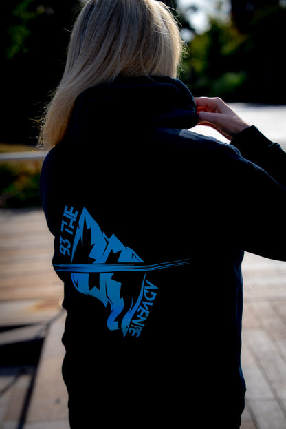 Women's UNBOUND // VECTOR NAVY HOODIE