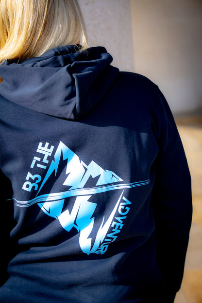 Women's UNBOUND // VECTOR NAVY HOODIE