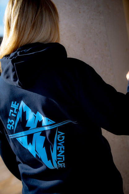 Women's UNBOUND // VECTOR NAVY HOODIE