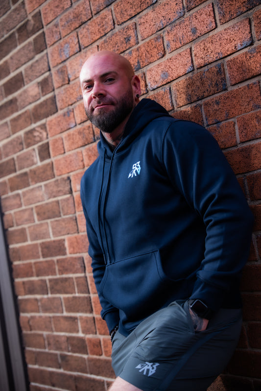 Men's UNBOUND // VECTOR NAVY HOODIE