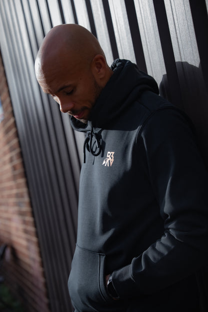 Men's UNBOUND // ROGUE BLACK & ORANGE HOODIE