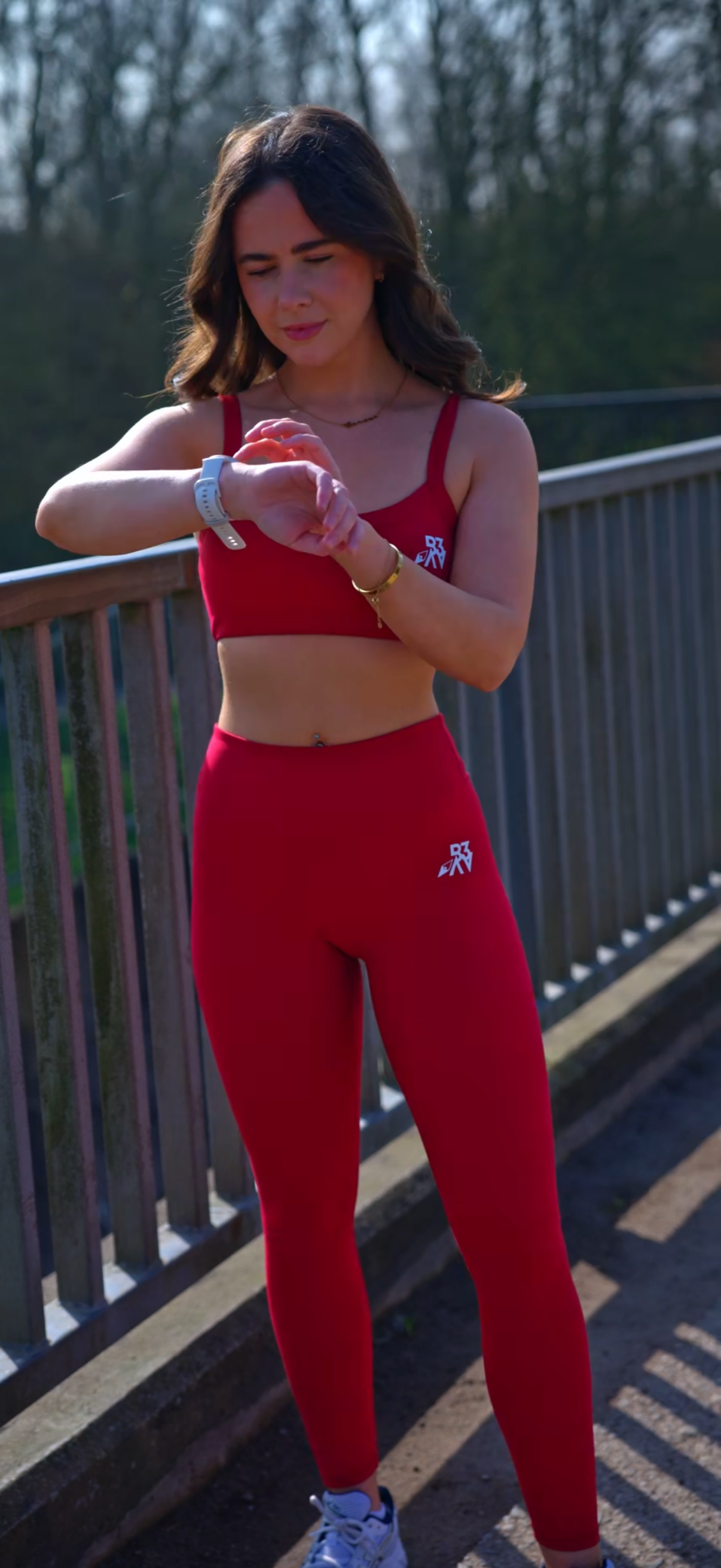 Women's Aura Sports Bra - Red