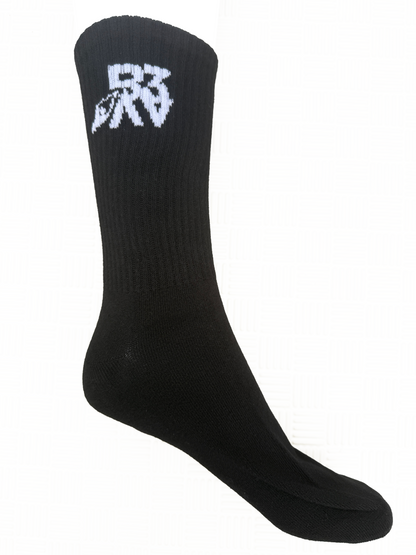 Unisex Crew Ribbed Socks - One Size (3 Pack)